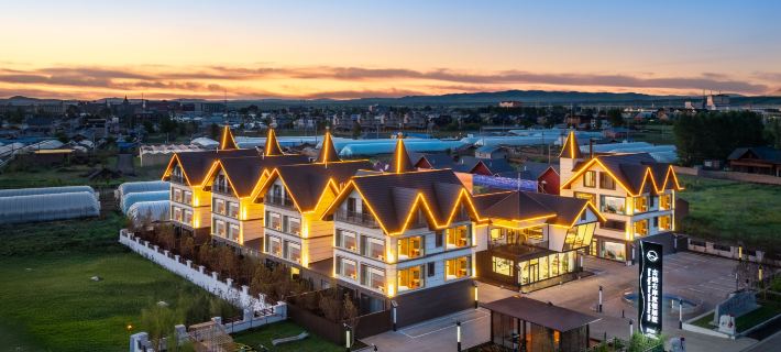 Guna Right River Bank Holiday Villa Hotels in Ergun City