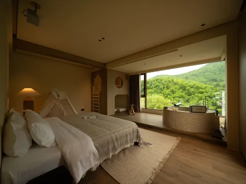 Hear Mountain · MORI Pool & Wabi-Sabi Private Onsen Designer Villa - インフィニティプール
