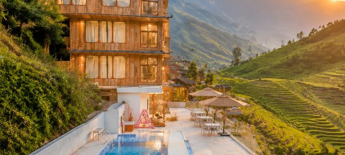 Yunxi Shang Viewing Homestay (Longji Terraces Thousand-Floor Sky Ladder Observation Deck) 竜勝のホテル
