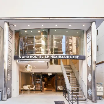 &AND HOSTEL SHINSAIBASHI EAST Hotels near Osaka Castle