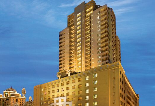 선웨이 피라미드 호텔에서 바라본 주변 전경