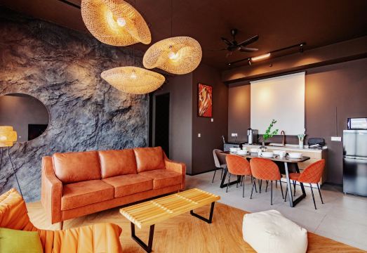 숙소 내부 인테리어 상단