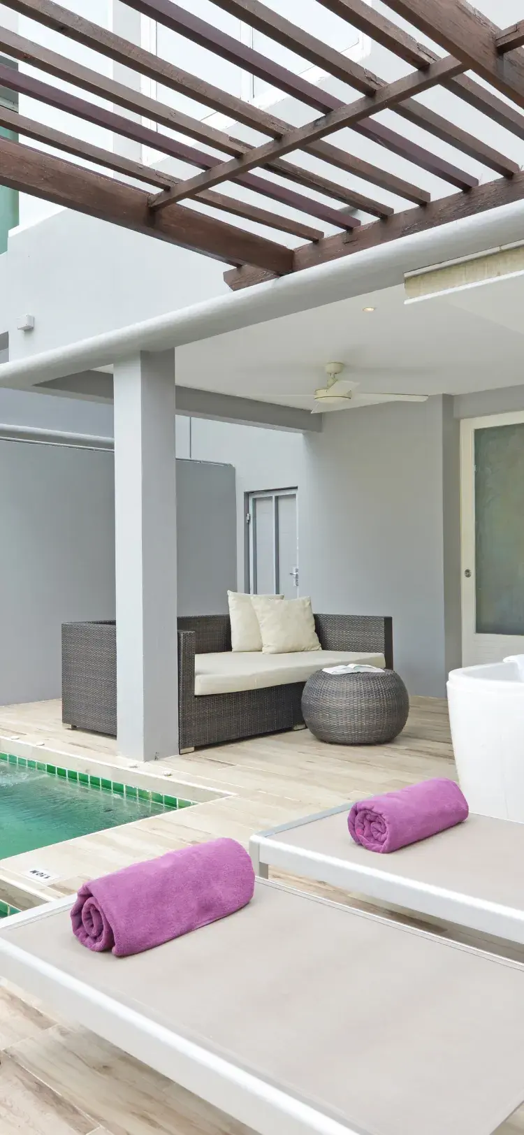 ห้องดีลักซ์พร้อมสระว่ายน้ำส่วนตัว