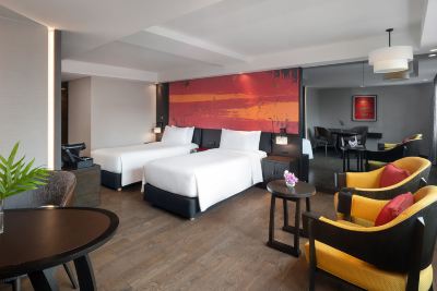 プレミア ツインルーム メルキュール バンコク スクンビット11の写真