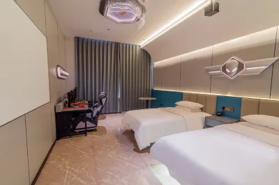 敦煌外星人電競飯店 青海廣播電視大學(石油局分校)附近的飯店