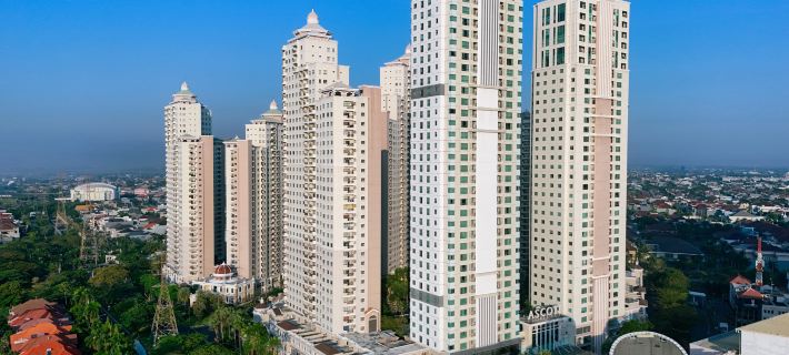 Ascott Waterplace Surabaya Hotele w: Surabaja