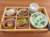 聴渓・楓景裏リゾート民宿（皖南川蔵線） - 朝食