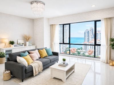 Gurney Seaview 2BR | Bathtub | Luxury Jazz Suites