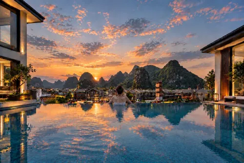 Aiyuan Resort Hotel, West Street, Yangshuo, Guilin - Park Yeri
