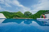 棲桐·星空泳池·望野溫泉林下度假別院 - 無邊際泳池