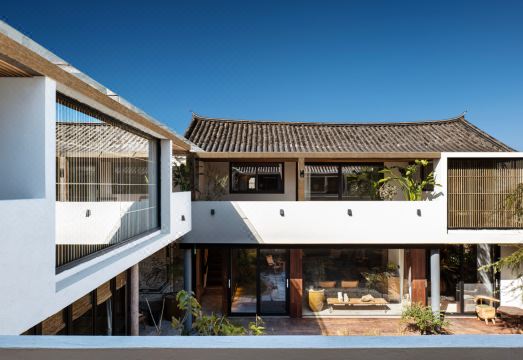 大理云客厅·中式庭院·花园设计民宿外景图