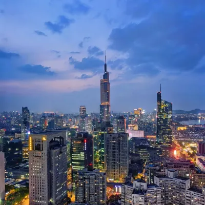 Yunfan Sky Garden Hotel (Nanjing Xinjiekou Changfu Metro Station Branch) 난징 총통부(남경총통부) 주변 호텔