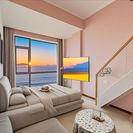 Tuyuan Seaview LOFT Holiday Apartment (Weihai Ferry Terminal Huafa Xintiandi Branch)