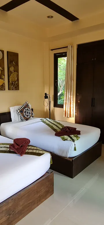 วิลล่าซูพีเรียร์ เตียงแฝด พร้อมวิวสวน