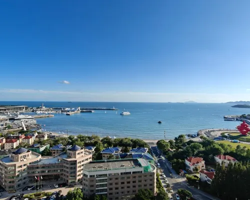 Linghai Muyue Apartment Hotel dekat Pantai Qingdao