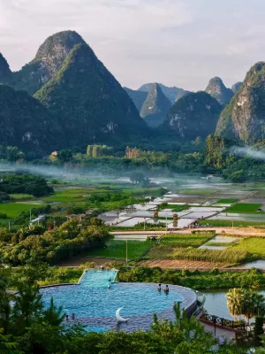 Yangshuo Fadai overhanging hot spring light luxury hotel Hotels in 