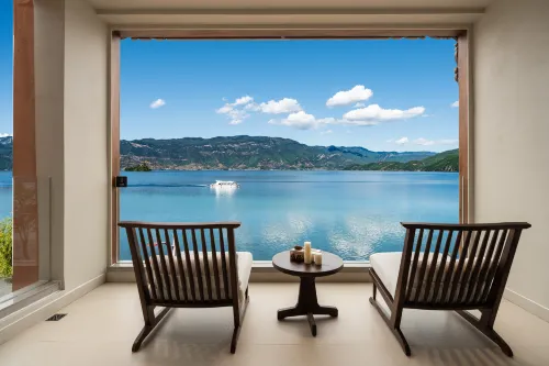 Chunshi · Xitang | Begonia Gallery · Premier Lakeview Holiday Courtyard (Daluoshui, Lugu Lake) - Gym