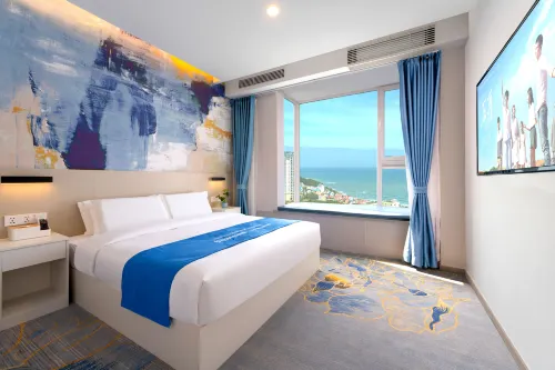 Weihai Blue Seaview Garden Hotel (International Bathing Beach Huoju 8th Street) - مطابخ