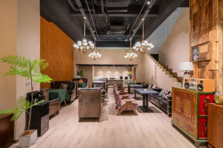 Longmen Inn · Manxin Smart Hotel (Langfang Xianghe Furniture City Branch) Отели рядом с достопримечательностью «Minghe Courtyard»