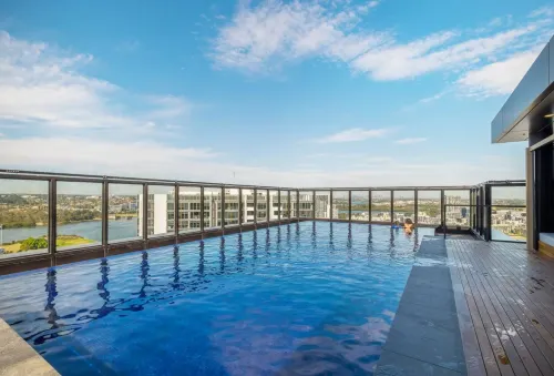 Waterview 1Bedroom Plus Study Room at Wentworth Point Hotels in Ryde