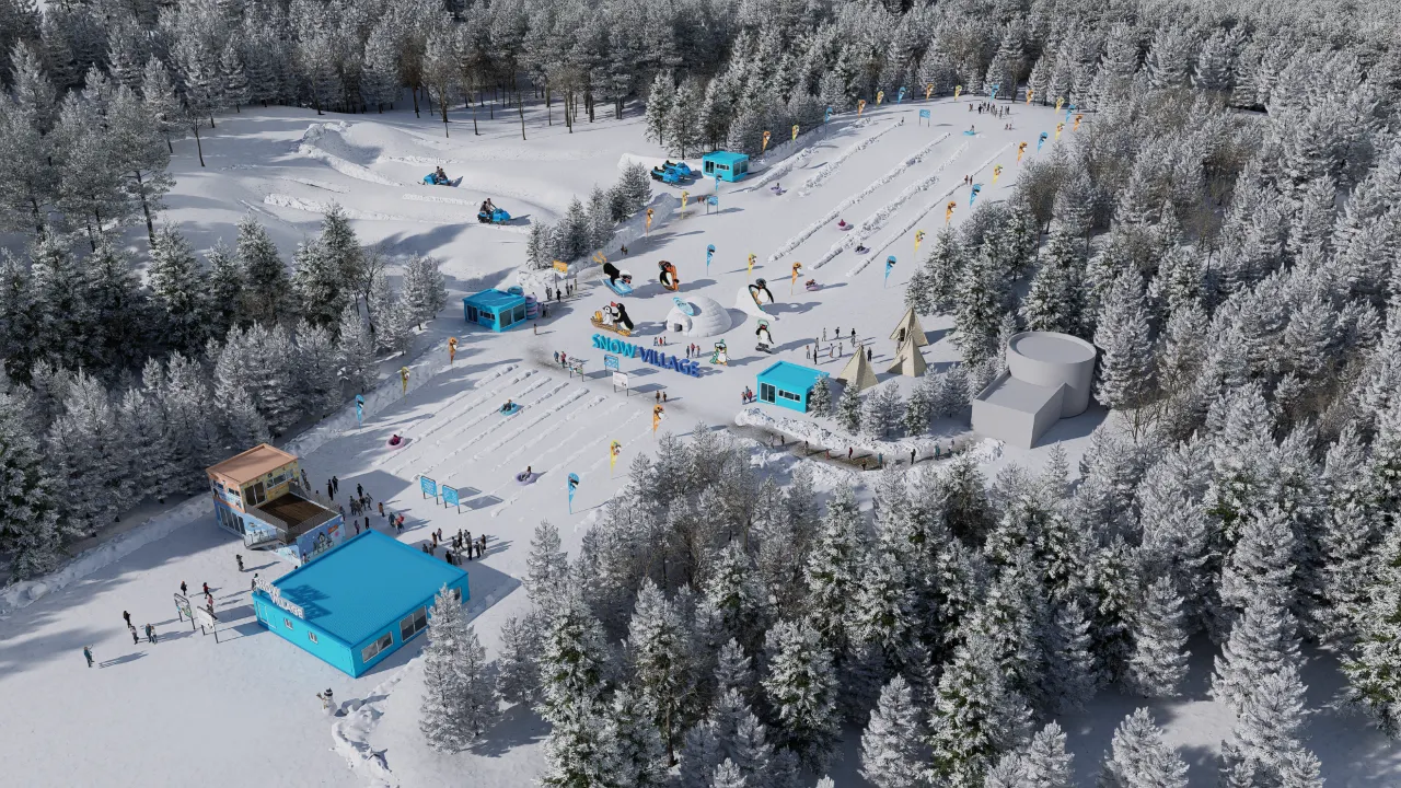 가족 겨울 호캉스