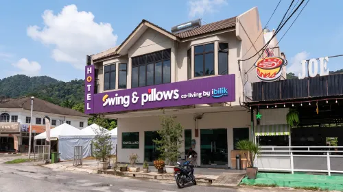 Swing & Pillows @ Travelland Hotel, Ipoh - Mountain view