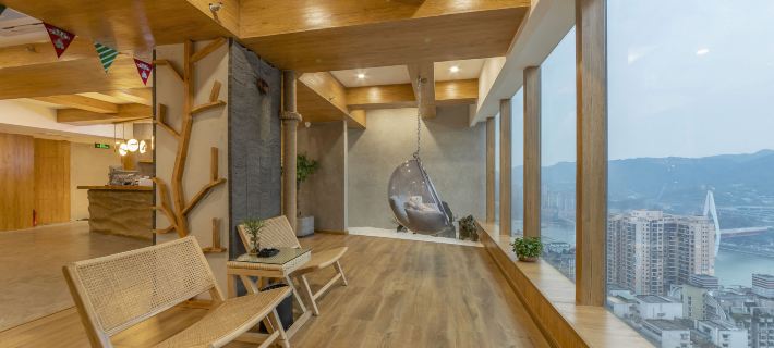Serene Nook Hotel｜Skyline&River Views (Jiefangbei Hongyadong Store) Hotel di Chongqing