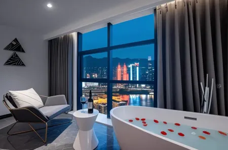Saiya River View Hotel (Chongqing Jiefangbei) Отели рядом с достопримечательностью «Chongqing University of Posts and Telecommunications»