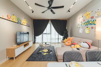 Mosaic PokeNest Theme 3BR Bathtub Midvalley Hotels in 