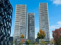 Sun Tower Apartment in Zürich Stettbach シュテットバッハ駅周辺のホテル