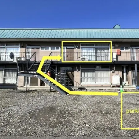 Newly opened! Great value, 10 min to Ski Center, 28 min to Rinku, 3 min to convenience store.