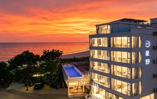 Sanya Xingye sea view design B & B - جاكوزي