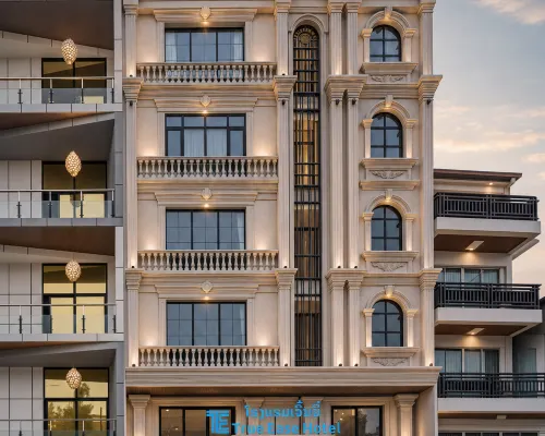 True Ease HotelNear the Mekong River in the city center, Vientiane West Hong Night Market โรงแรมใกล้วัดจันทร์