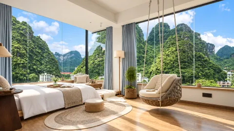 Yangshuo Yulong River Ecological Park Show Nearby Non Stay Can't Resort in Yangshuo
