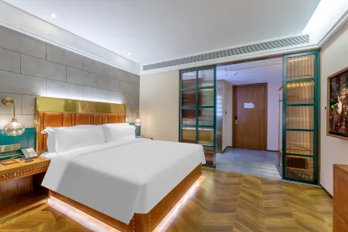 James Joyce Coffetel Hotel (Shijiazhuang Xingtang Longzhou Park) - parcheggio