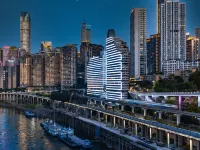 觀江·180°江景ホテル（重慶解放碑洪崖洞） 黄花園大橋周辺のホテル