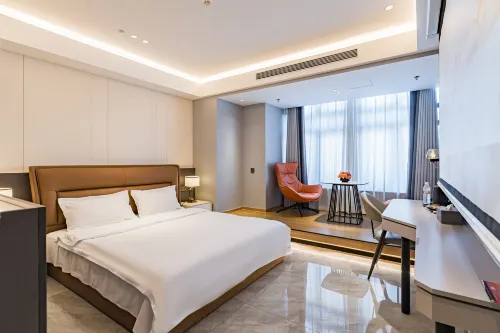 Jing Xi Shang An Hotel (Beijing Chang'an Avenue Shang'an Metro Station Branch) - con vistas a la montaña