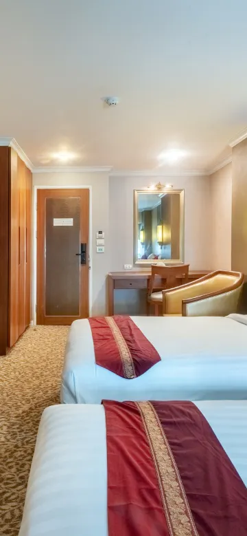 ห้องเอ็กเซ็กคูทีฟซูพีเรียร์ดีลักซ์เตียงใหญ่หรือเตียงแฝด