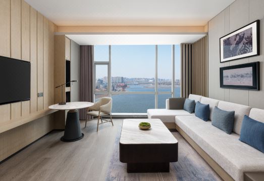 칭다오 메리어트 호텔 객실 또는 로비 이미지