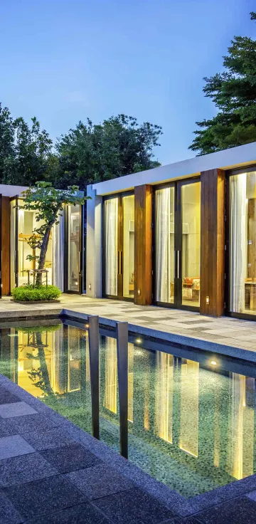 SO วิลล่าสระว่ายน้ำ 2 ห้องนอน 1 เตียงคิงไซส์ และ 1 เตียงแฝด สระว่ายน้ำส่วนตัว ดีไซน์ So Arty&So Nature