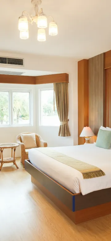 ห้องดีลักซ์พร้อมเตียงควีนไซส์ 1 เตียง