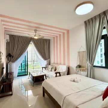 海景一房一衛4人高級公寓森林城市 1E-901 鄰近森林城市的酒店