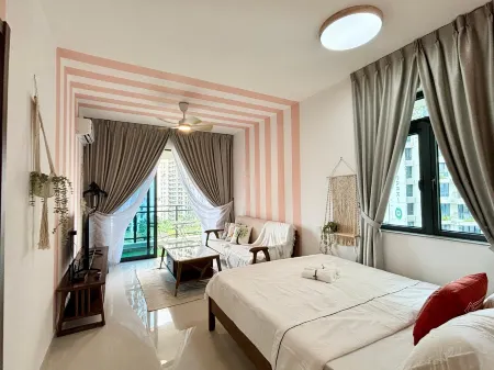 Seaview 1B1R 4pax condo Forest City 1E-901 Отели рядом с достопримечательностью «Tanjung Piai National Park»