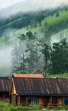 Wuyi Yamano Wabi Sabi style medieval design aesthetic vacation homestay (Kanas Scenic Area Branch) Отели рядом с достопримечательностью «Genghis Khan Point Sets»