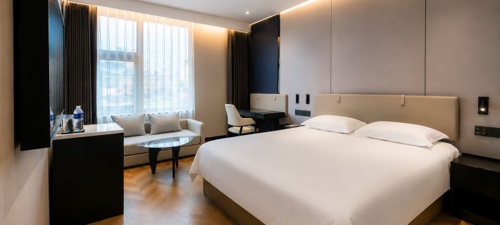 Yunduo Hotel (Taidong Pedestrian Street) Hotéis em Qingdao