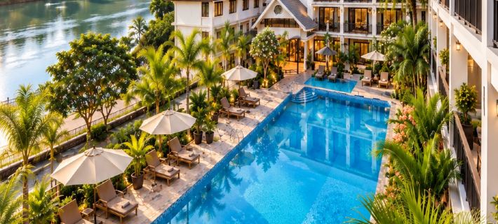 NAMKHAN SCENIC HOTEL (Free pick-up by pre-booking | Shuttle to Night Market & Royal Palace) Luang Prabang otelleri