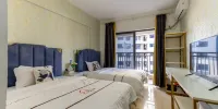 2013 Theme Apartment (Foshan Tian'an Digital City Store) - Sala De Negocios (2 Camas) (nevera)
