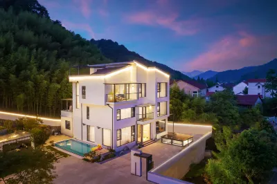 Moganshan Banshan Xiaozhu Villa Light Luxury Beauty Suite