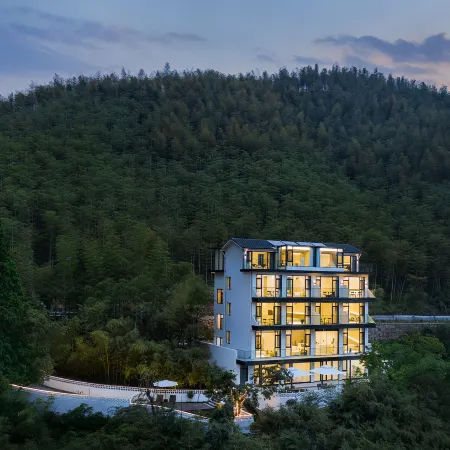 Suitable • 180° Mountain View Starry Sky Swimming Pool Forest Mountain Lodge (Cloud Grassland Store)