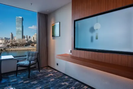 Dalian Anrong Hotel (Xinghai Square Seaview Branch） Отели рядом с достопримечательностью «Dongbei University of Finance and Economics Gymnasium»